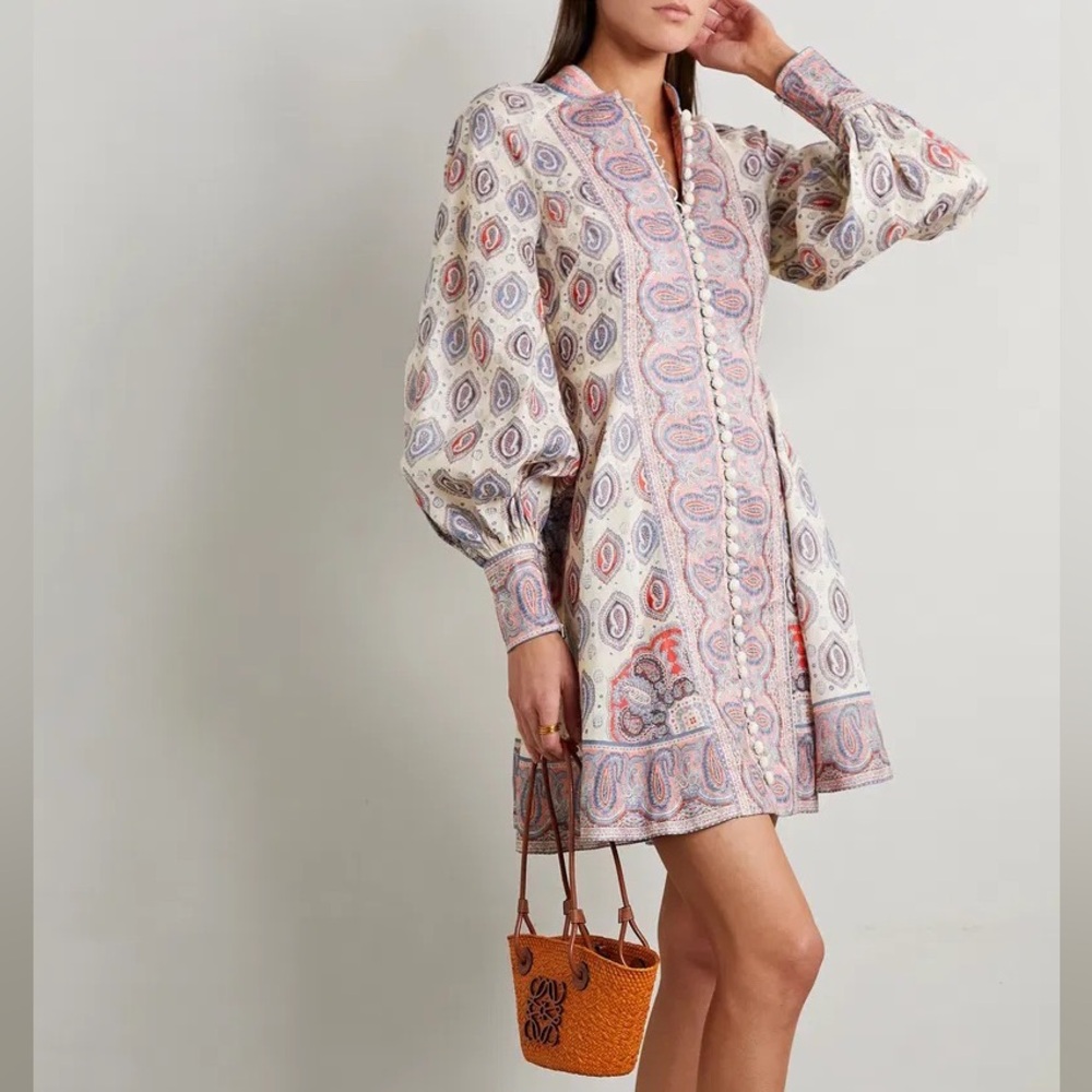 Zimmermann Vitali Paisley Minidress